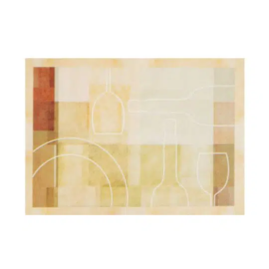 sets de table en papier Kraft blanc – Image 3