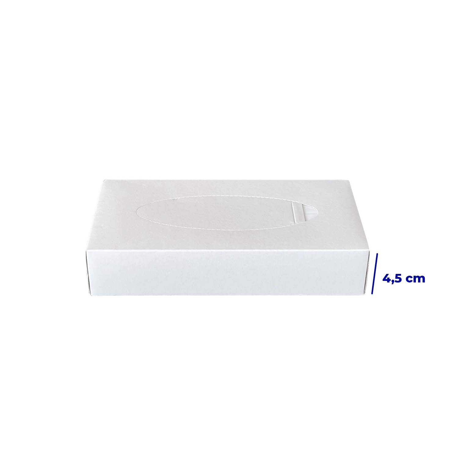 Mouchoirs blanc 2 plis - boîte de 100 - carton de 40 boîtes