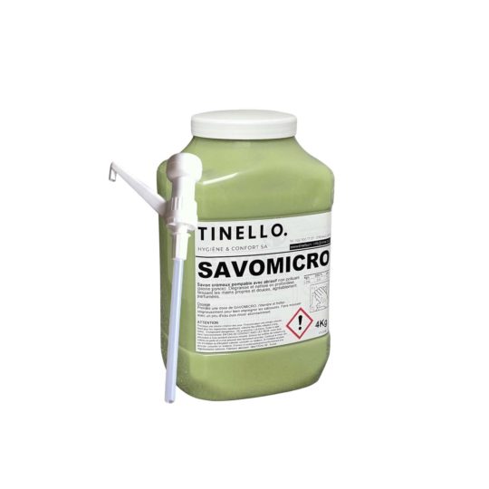 SAVOMICRO savon parfumé avec abrasif 4Kg