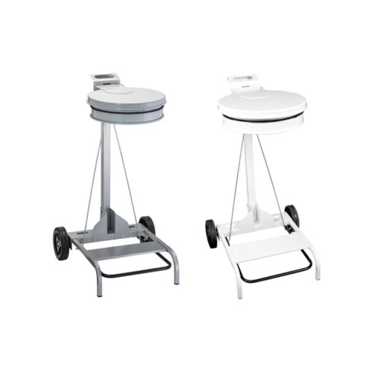 supports sac poubelle à pédale 110L