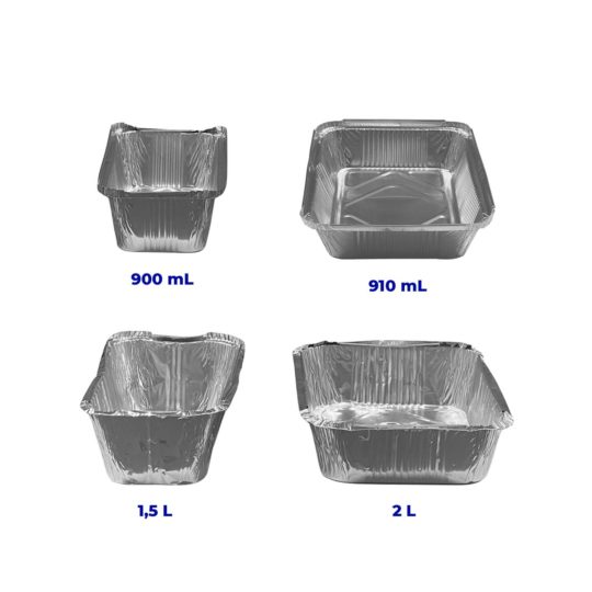 barquettes aluminium (900mL | 910mL | 1,5L | 2L) – Image 2