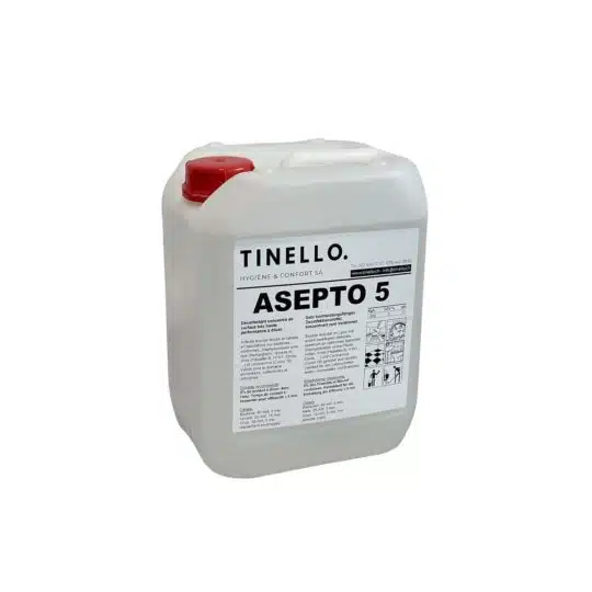 ASEPTO 5 désinfectant nettoyant concentré sans alcool 5L